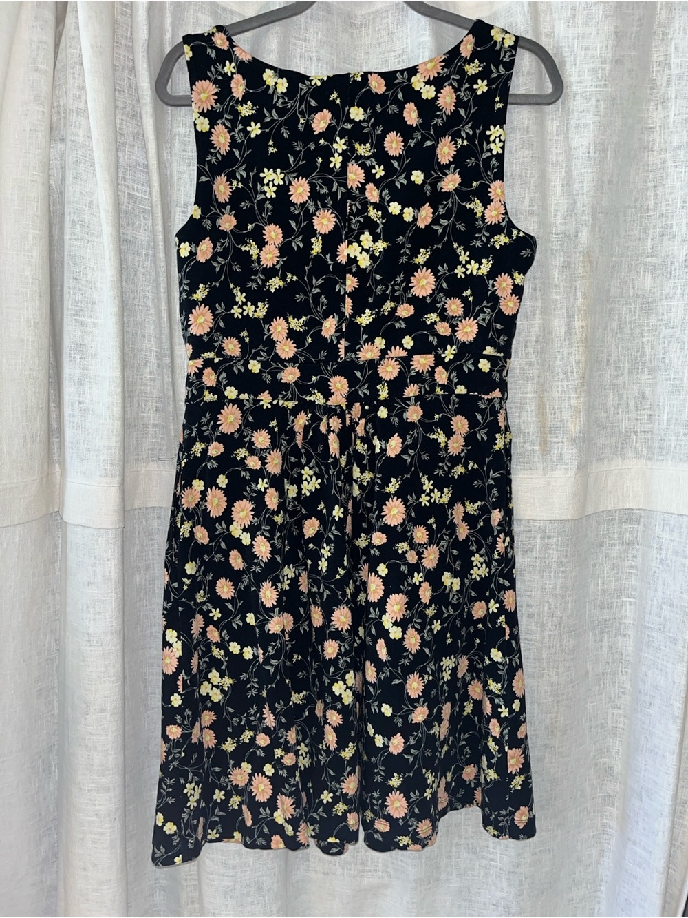 Lands End Cotton Modal Fit & Flare dress - Picture 3 of 6